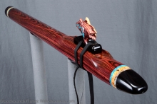 Brazilian Kingwood Native American Flute, Minor, Low E-4, #K57K (10)